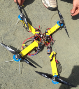 Broken Quadcopter Drone Version 1