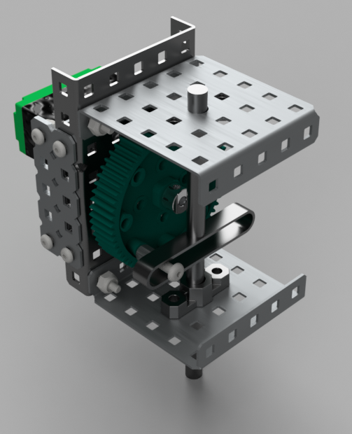 Linear Motion Gear Attachment Setup