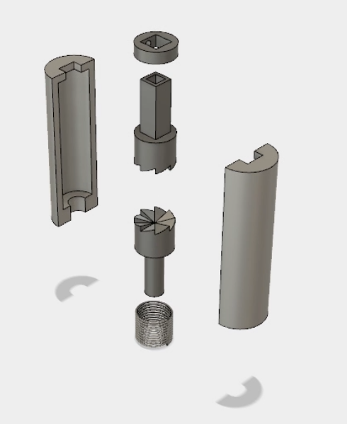 Ratchet and Pawl Shaft Connector