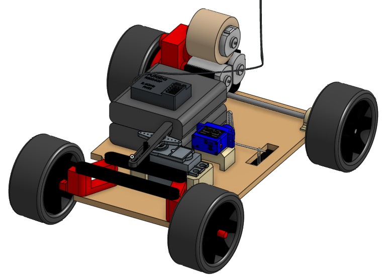 Final CAD Render of Rover