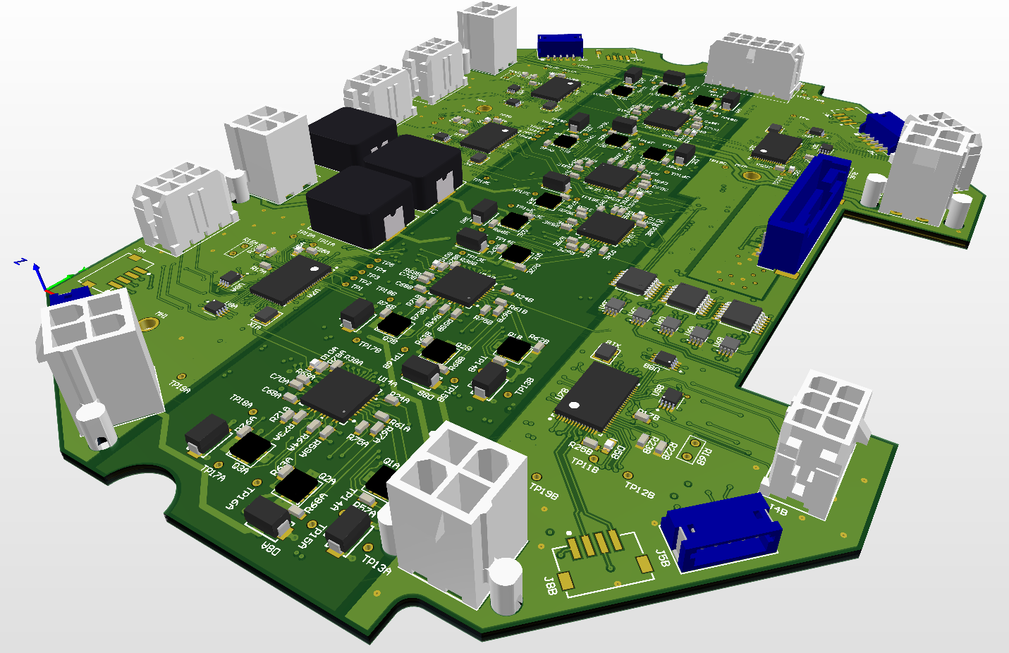 Motor Driver Board 3D Render