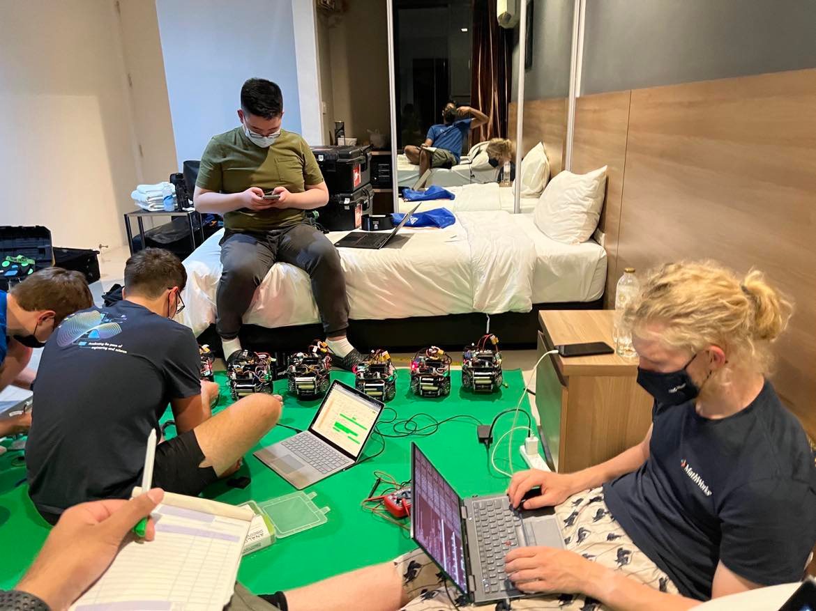 Late Night Debugging at Competition in the Hotel Room